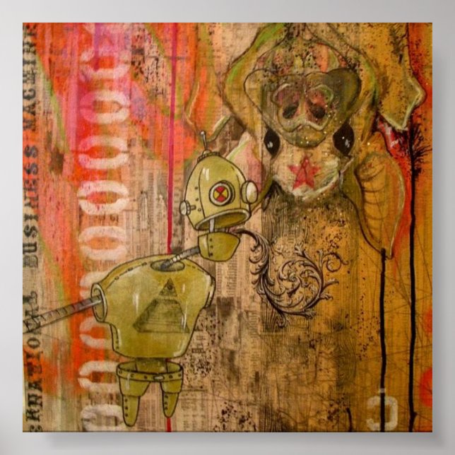 Pôster Máquina de Negócios Internacional (Frente)