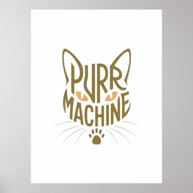 Poster máquina de puré (Frente)