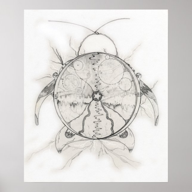 Poster Máquina do Tempo (Frente)