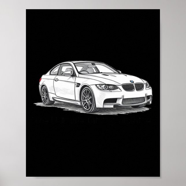 Poster Máquina motora mais avançada Euro E92 (Frente)
