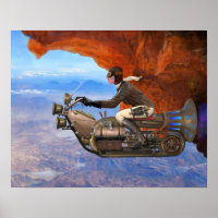 Máquina Voadora Steampunk