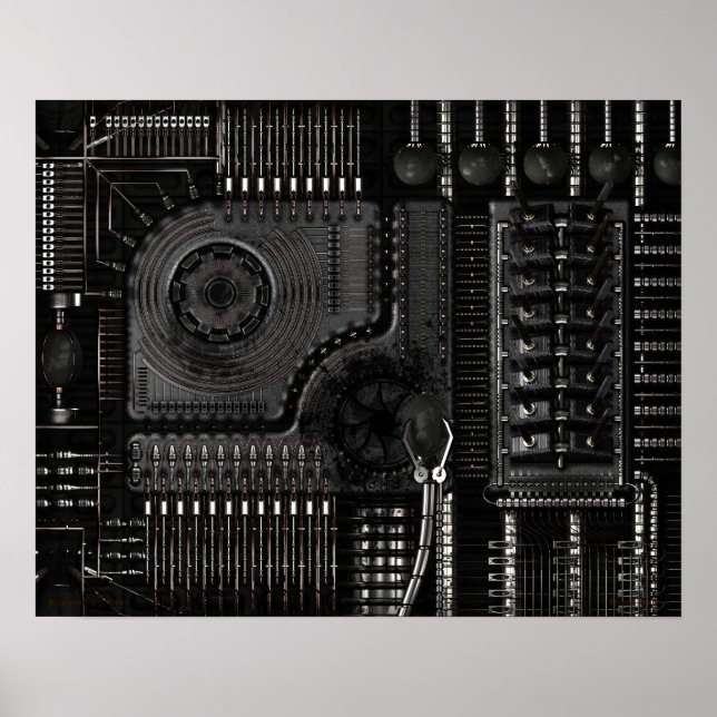 Poster Máquinas de Alimentação (Frente)