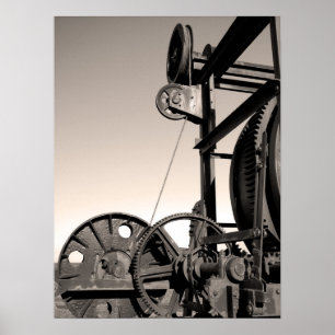 Pôster Máquinas de colheita