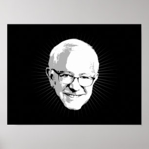 Poster Máquinas de lixar de Bernie - efeito de halo -