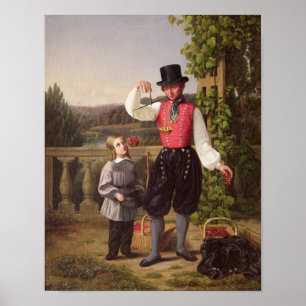 Poster Máquinas desbastadoras da cereja