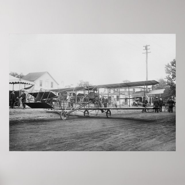 Pôster Máquinas Voadoras Curtiss-Herring, início dos anos (Frente)