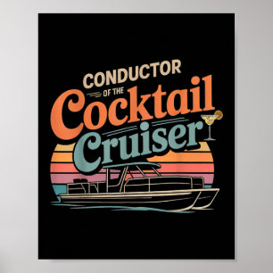 Poster Maquinista Do Barco Cruzeiro De Cauda Capitão Home