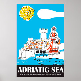 Poster Mar Adriático