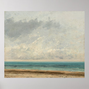 Poster Mar Calmo - Gustave Courbet