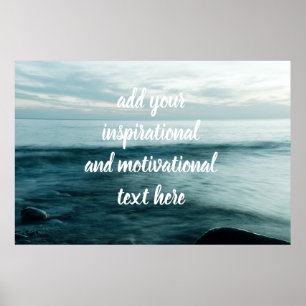 Poster Mar de exposição longa