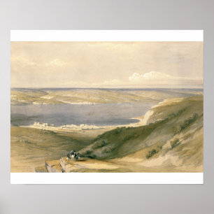 Pôster Mar de Galilee ou de Genezareth, olhando para a