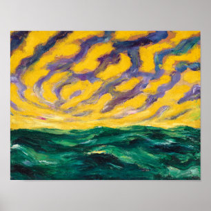 Poster Mar de Outono Emil Nolde