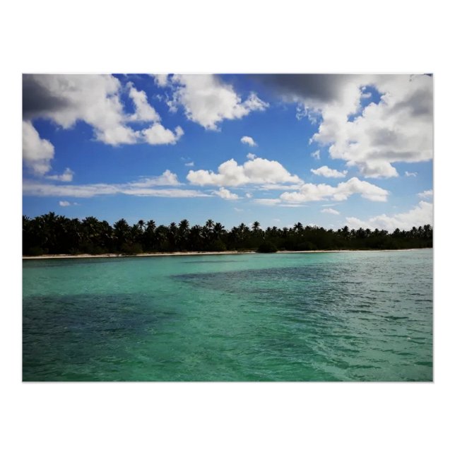 Pôster Mar de ​ ​ República Dominicana (Frente)