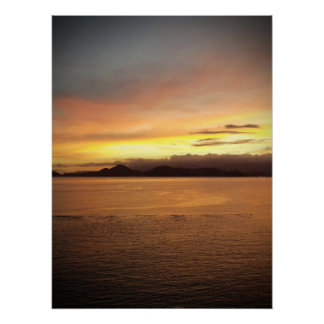 Pôster Mar de Santos Brasil