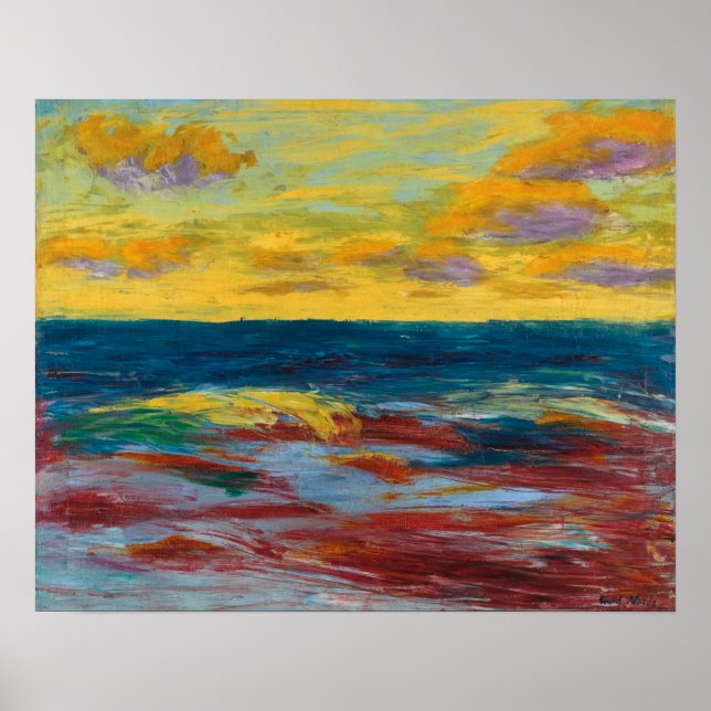 Poster Mar do Alsen | Emil Nolde | (Frente)