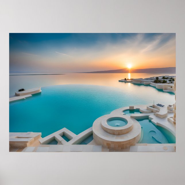 Poster Mar do morto em Israel (Frente)