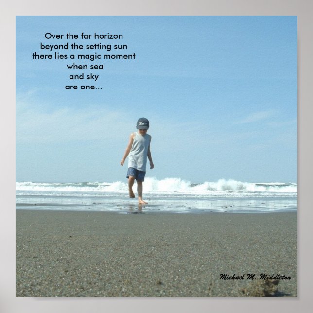 Pôster Mar e Céu (Frente)