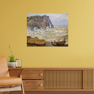 Poster Mar Esgotado em Étretat Monet