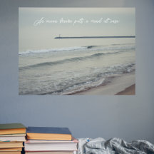 Mar frio e tranquilo no dia de inverno