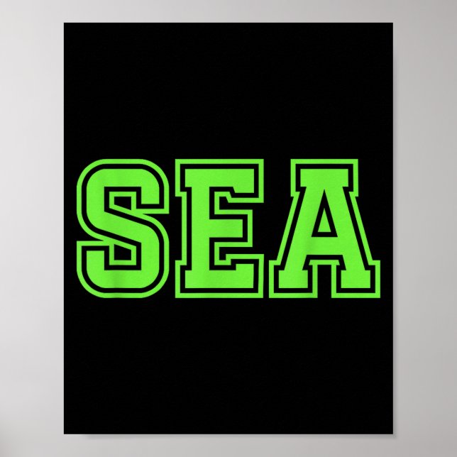 Poster Mar seattle  (Frente)