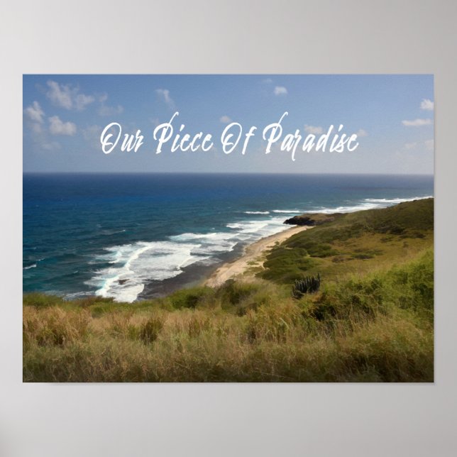 Poster Mar Tropical Sea Beach Nature (Frente)