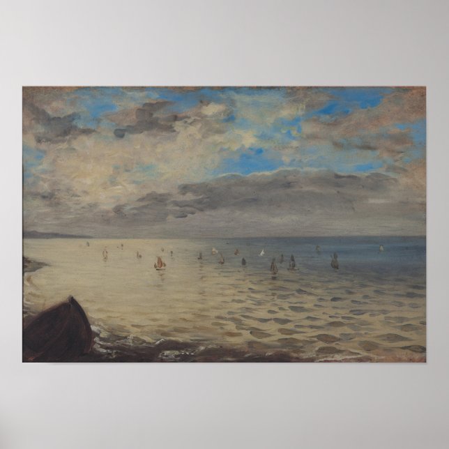 Pôster Mar Visto das Alturas do Dieppe (Frente)