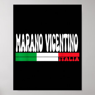 Poster Marano Vicentino Cidade Itália Viajantes Amantes I