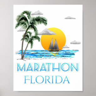 Poster Maratona de vela na Flórida