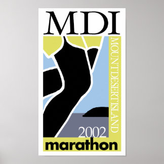 Poster Maratona MDI - Vintage 2002