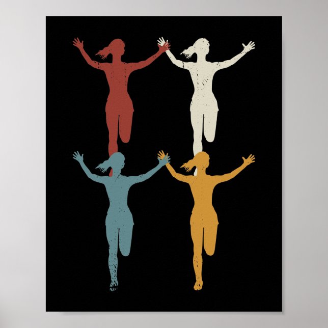 Poster Maratona Retroativa, Trilha em execução (Frente)