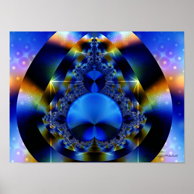 Pôster Maravilha Azul (Frente)