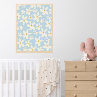 Poster Maravilha Azul-Disies Boho Baby Girl Nursery