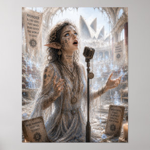Poster Maravilha / Cantora / Palco da Ópera Australiana