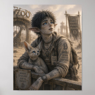 Poster Maravilha / Cuidador de Zoológico / Zoológico do D