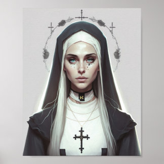 Poster Maravilhosa Nun Creepy
