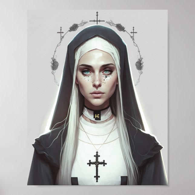 Poster Maravilhosa Nun Creepy (Frente)