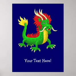 Poster Maravilhoso Dragão Chinês