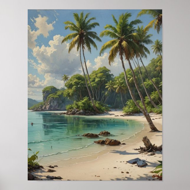 Poster Maravilhoso ponto de mergulho secreto (Frente)