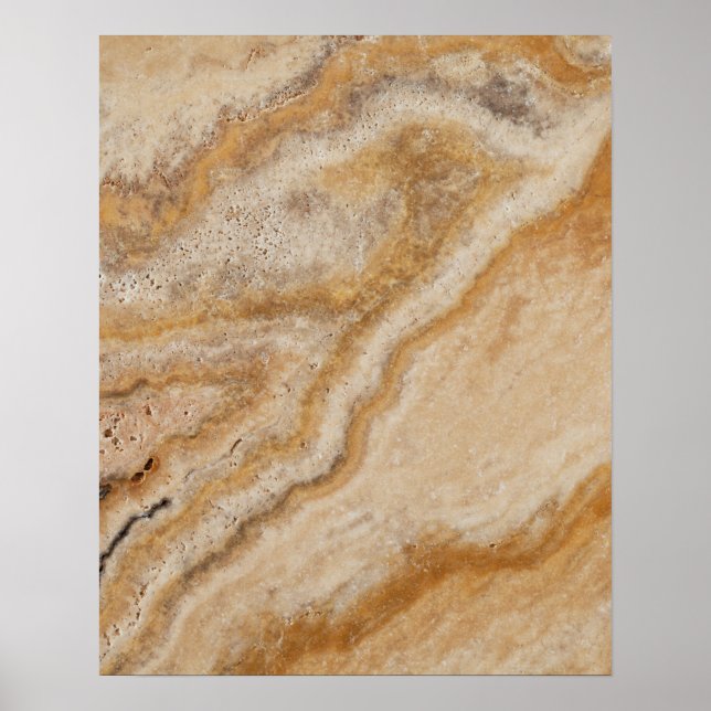 Poster Marble Background Stone Modelo Tan Natural (Frente)