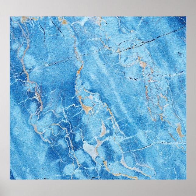 Poster Marble Elegance: Superfície Texturizada Natural. (Frente)