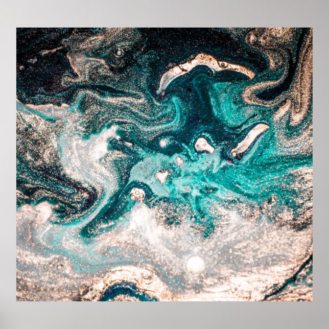 Poster Marble Handmade: Textura De Luxo Tradicional. (Frente)