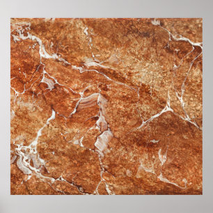 Poster Marble Natural, Efeito De Luxo Oriental.