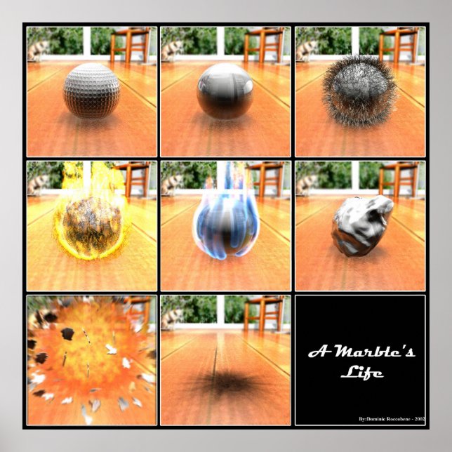 Pôster Marble's Life (Frente)