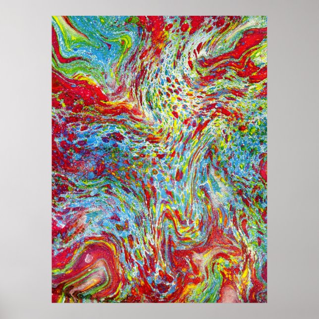 Poster Marbling maître-relieur (Frente)