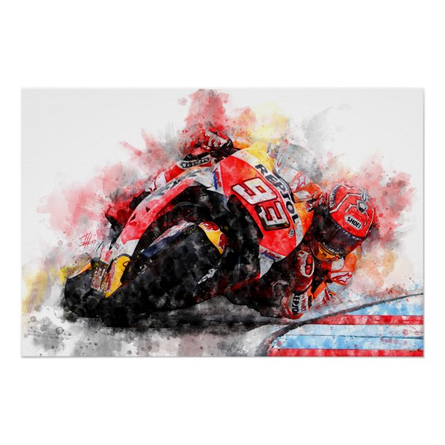 Pôster Marc Marquez (Frente)