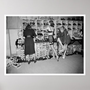 Poster Marca De Backstage Foy Fashion Show Circa 1947