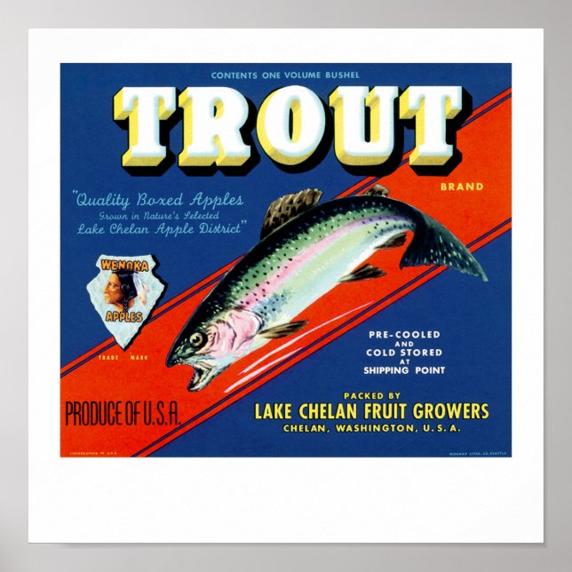 Pôster Marca de Trouts (Frente)