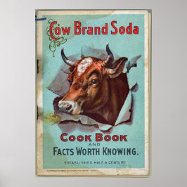 Poster Marca de vaca Soda