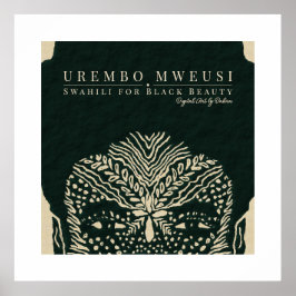 Poster Marcas de rosto tribais