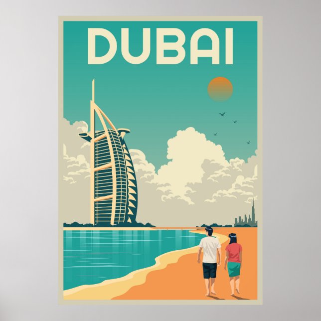 Poster Marcas do Dubai (Frente)